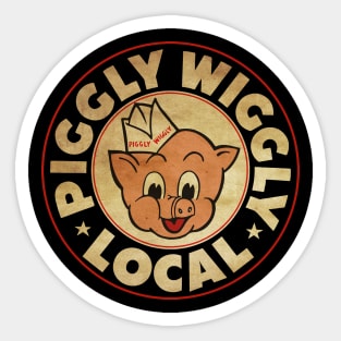 Piggly Wiggly Local | Black Style Sticker